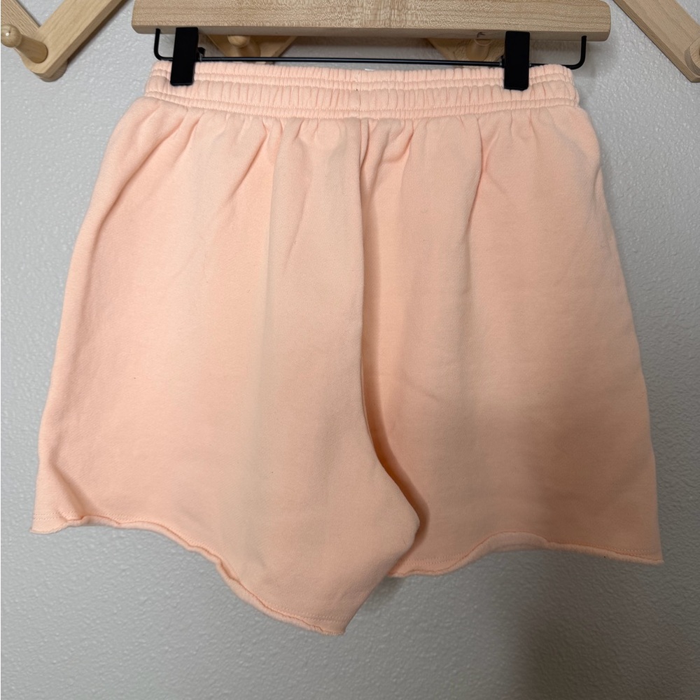 Alo Yoga Sweat Shorts Sz XXS Peach - Picture 3 of 5
